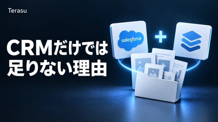 Salesforceのコンテンツ管理を補完するDSR｜CRMだけでは足りない理由