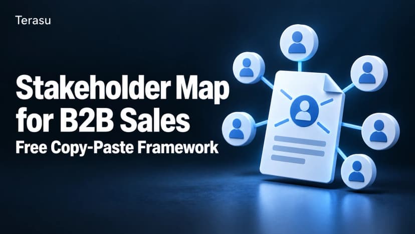 Stakeholder Map Template for B2B Sales (2026): Free Copy-Paste Framework