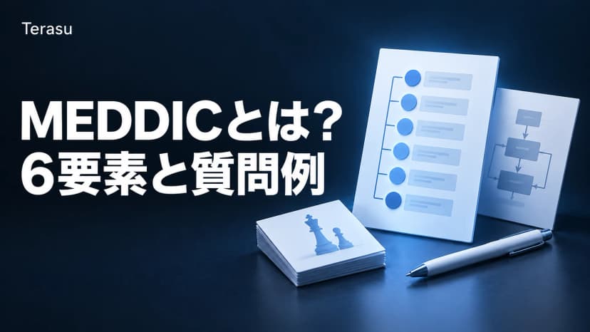 MEDDIC(メディック)とは?6要素の意味と質問例・採点表|BANTとの違い