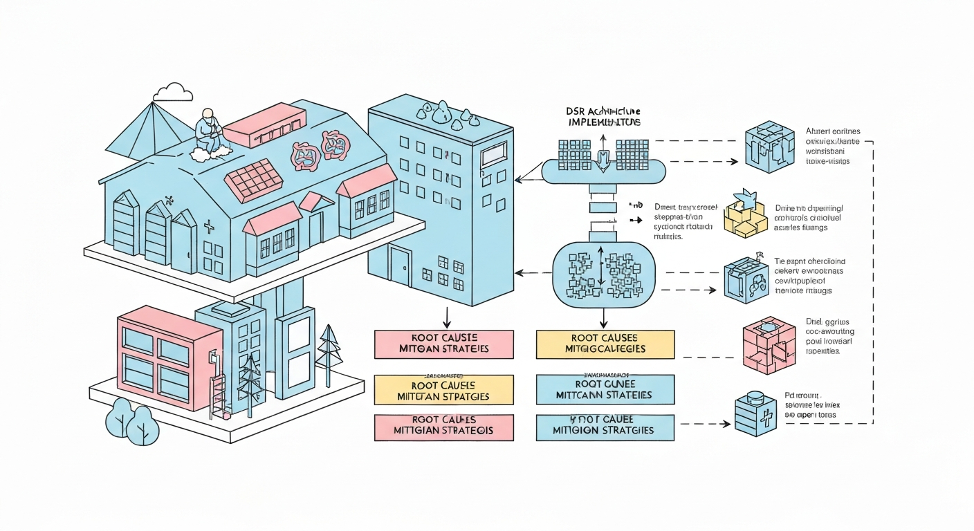 DSR導入の失敗例と対策のイメージ
