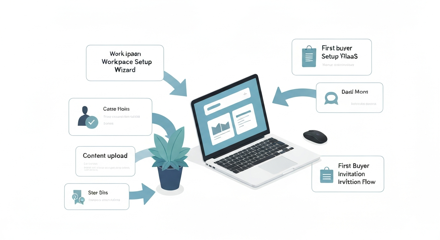 デジタルセールスルームの作り方のイメージ