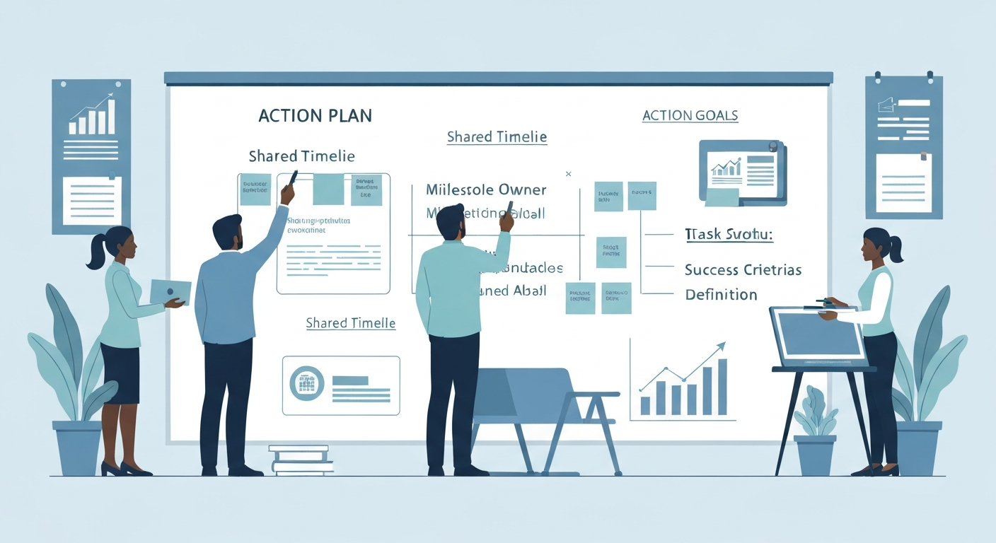 ミューチュアルアクションプランの作り方のイメージ
