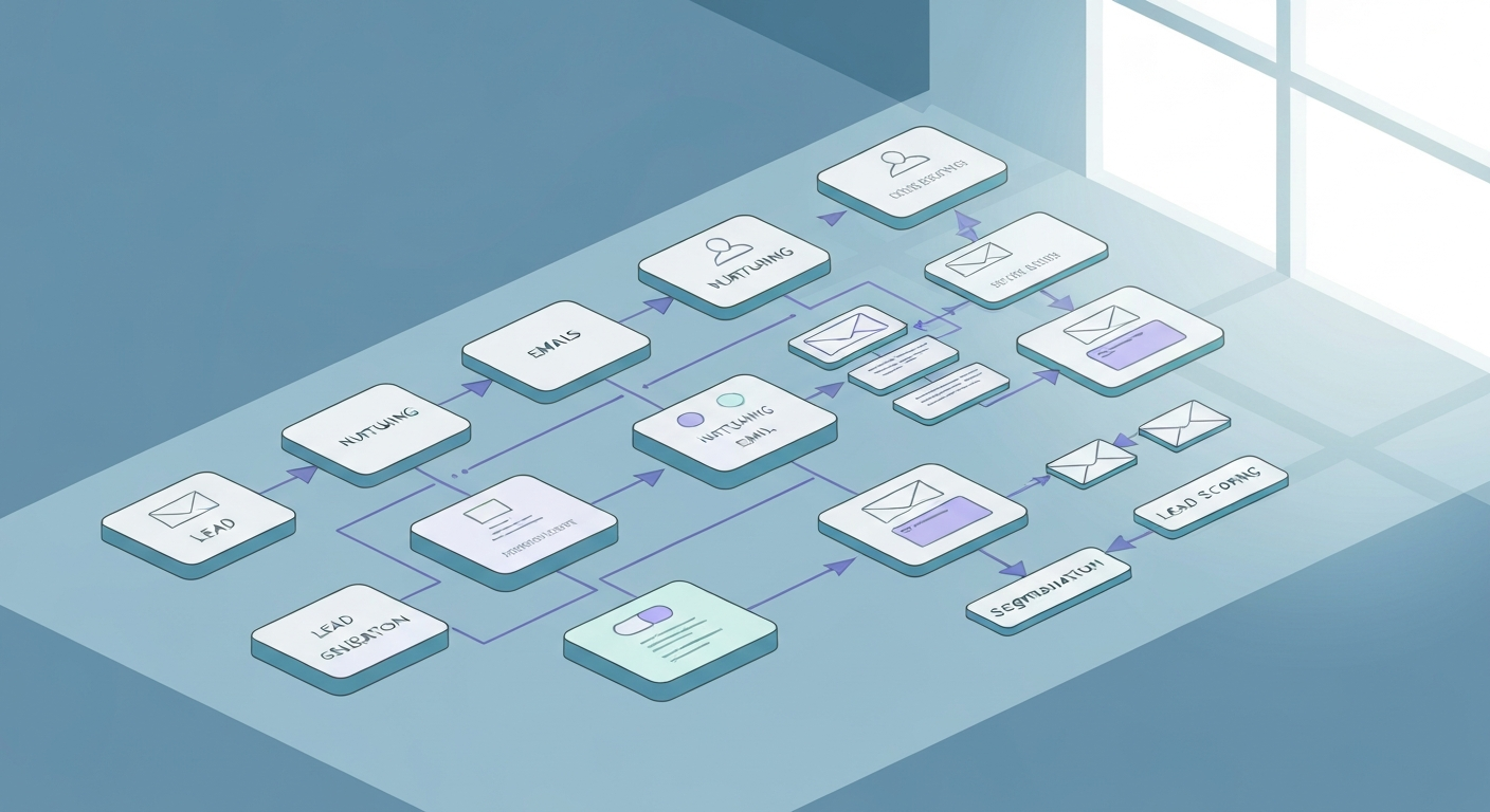 インサイドセールスのコンテンツナーチャリングのイメージ
