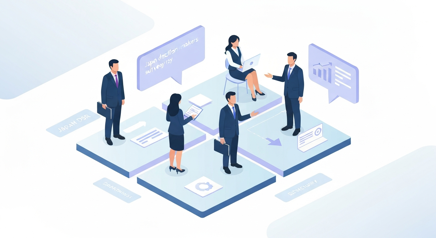 DSR導入の意思決定者は誰かのイメージ