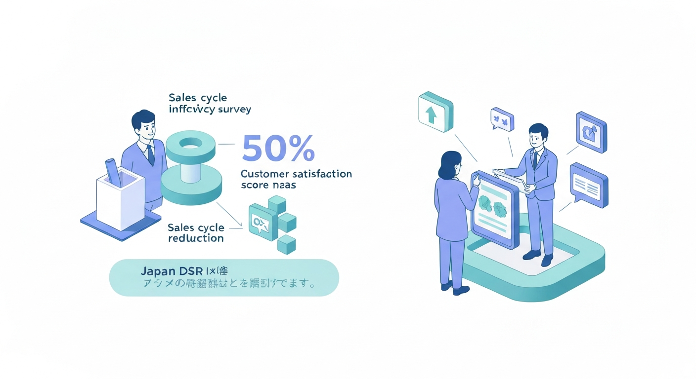 DSR導入効果の調査結果のイメージ