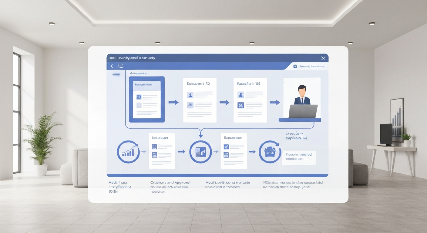 NDA締結済み営業資料の安全な共有方法のイメージ