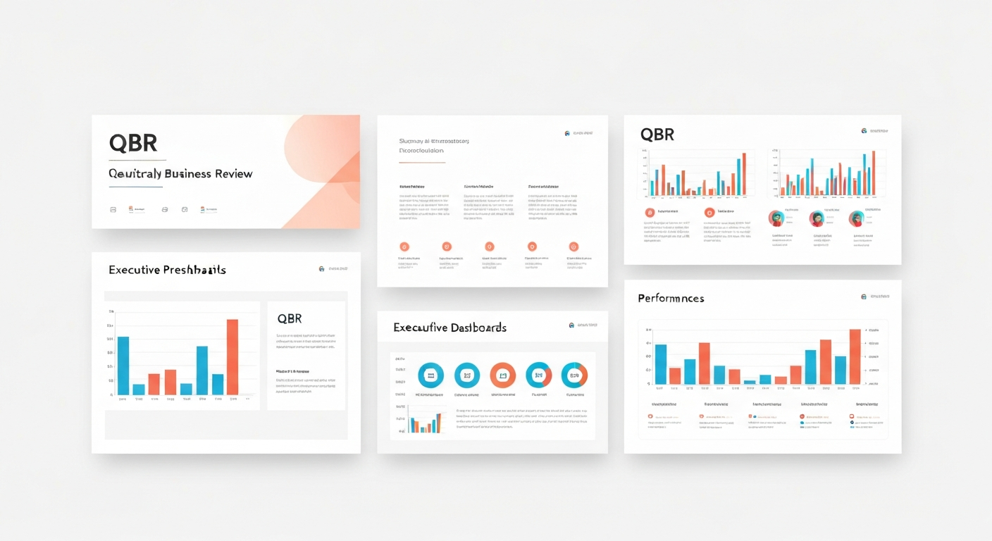 QBR資料の共有方法のイメージ