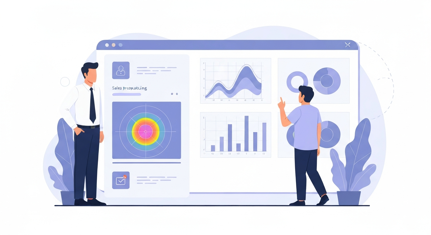 営業資料の閲覧履歴を活用する方法のイメージ