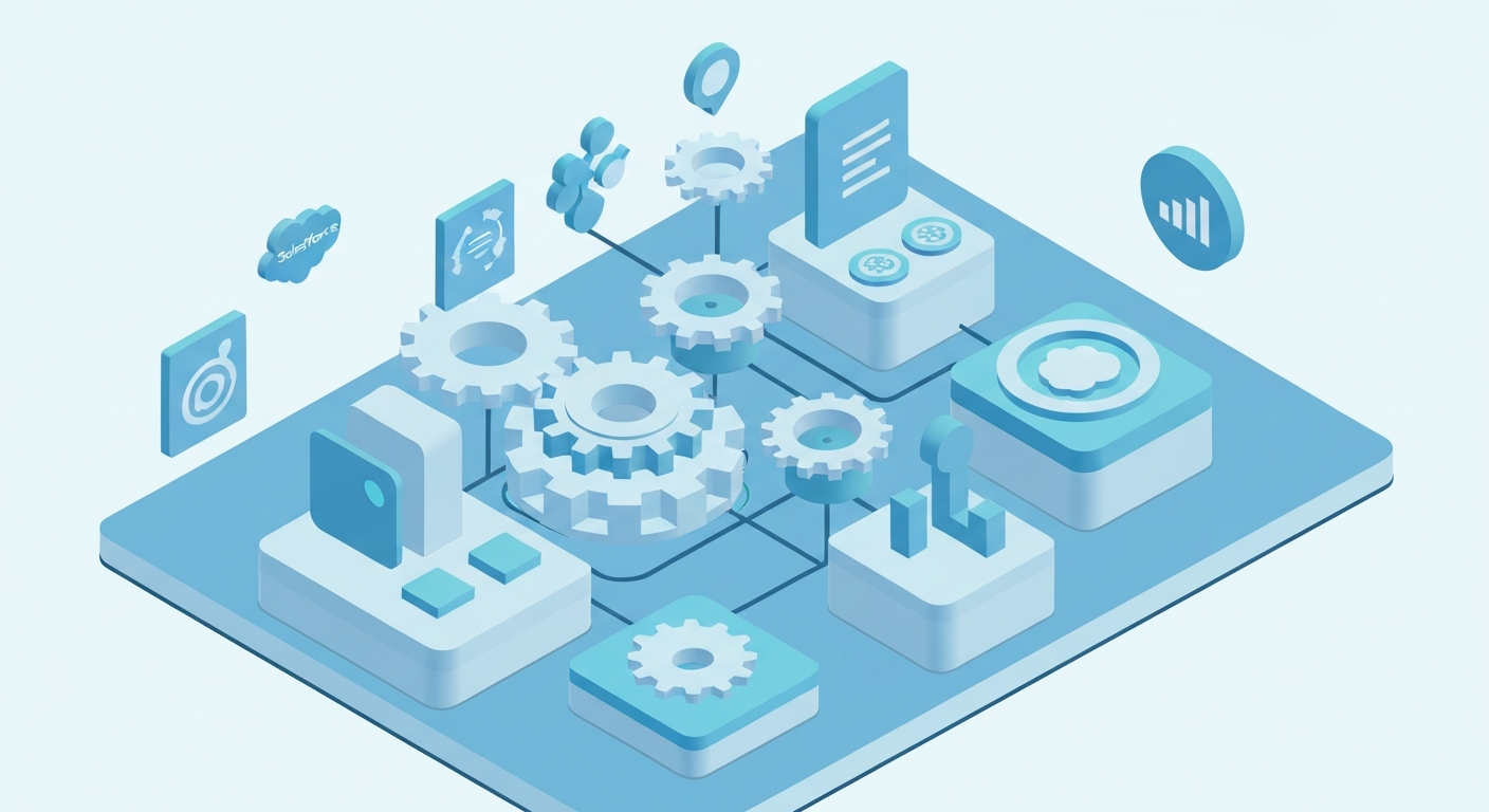 Salesforceのコンテンツ管理を補完するDSRのイメージ